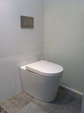 Rimless Floor Mounted Concealed Cistern Toilet Suite 590*360*400